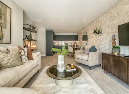 Wren Show Apartment Wide Shot Living Room