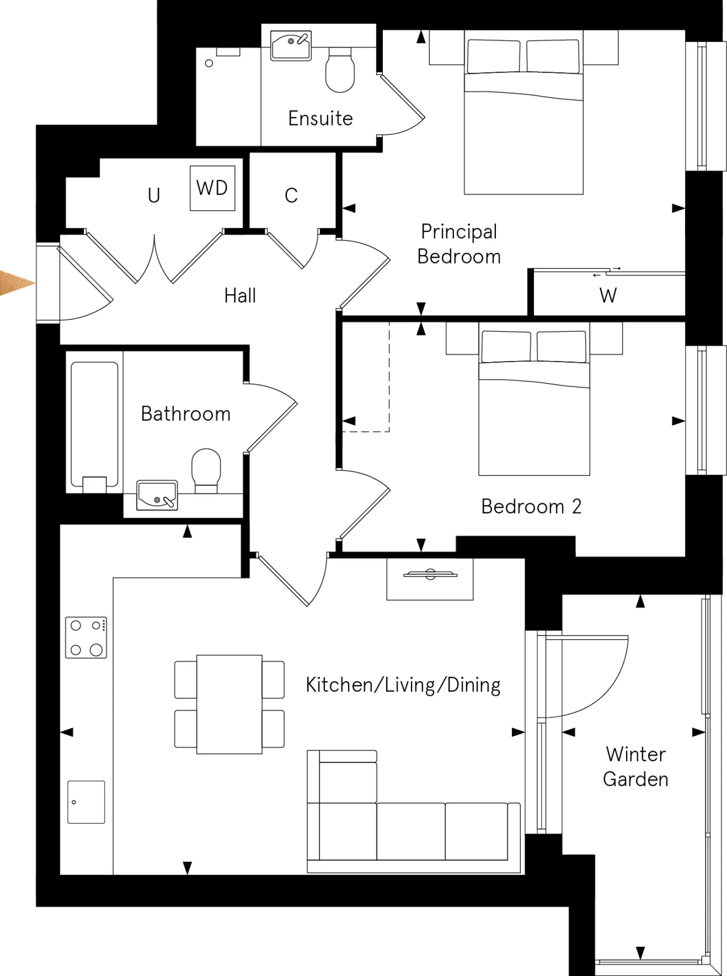 Apartment 412 Skylark House 