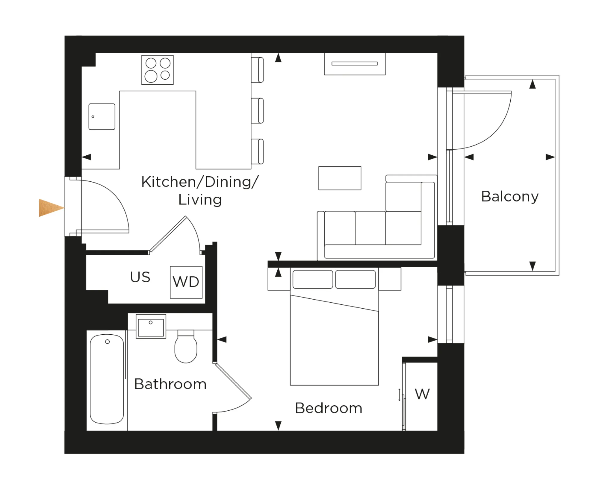 Apartment 54 - Starling House 