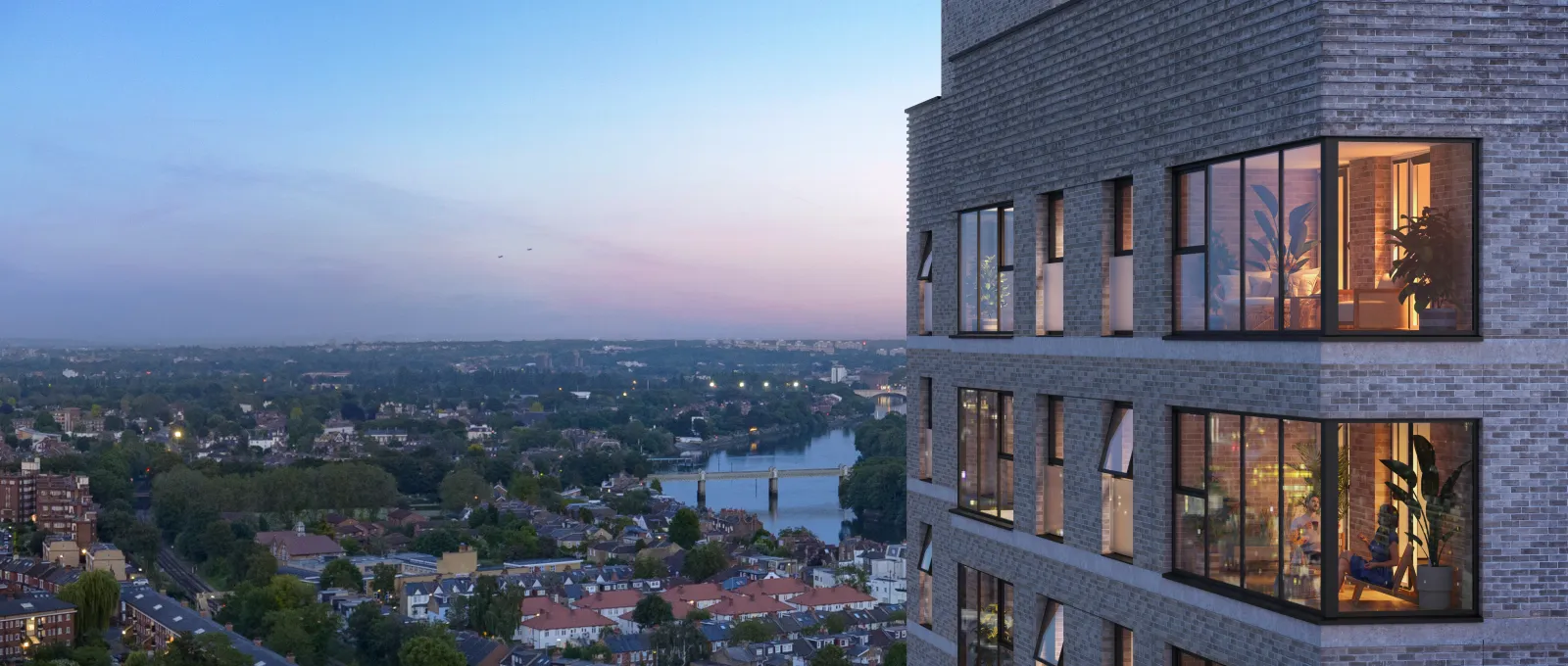Kew Bridge Rise - Block E Sunset