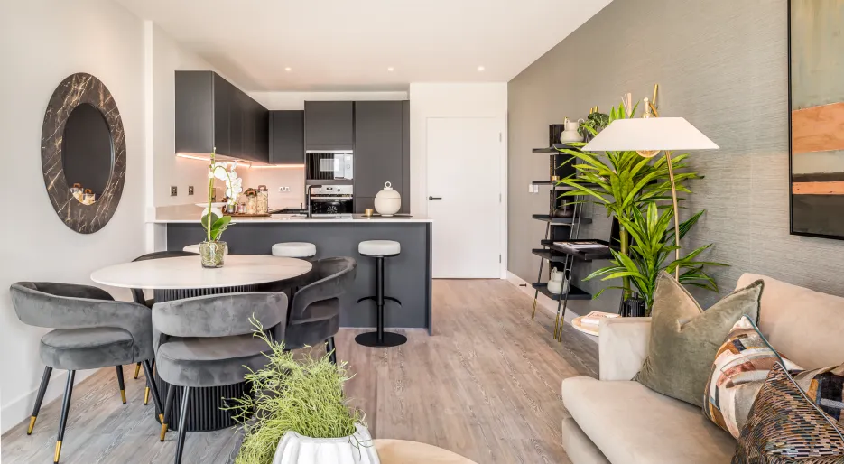 KBR - 2 bed - kitchen living 2