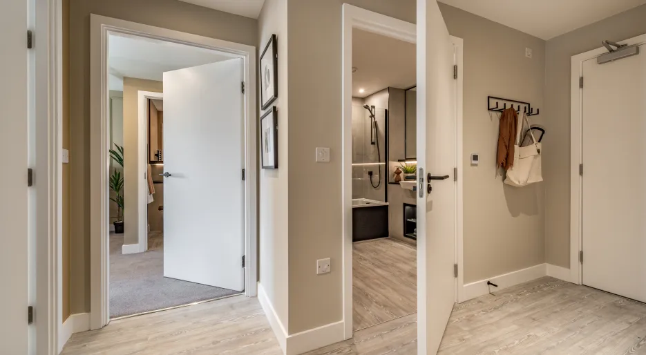 Wren House Show Apartment Hallway