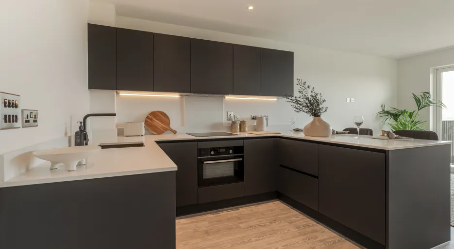 Kew Bridge Rise, Apartment 98, Studio, Kitchen