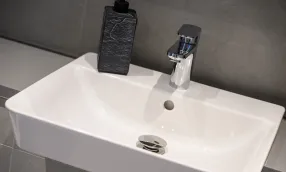 Hollymead Square, bathroom sink 