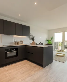 Kew Bridge Rise, Plot 94, Studio, Kitchen & Living Room