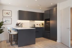 Kew Bridge Rise - Studio kitchen 
