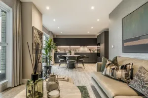 Kew Bridge Rise, Living/Dining area