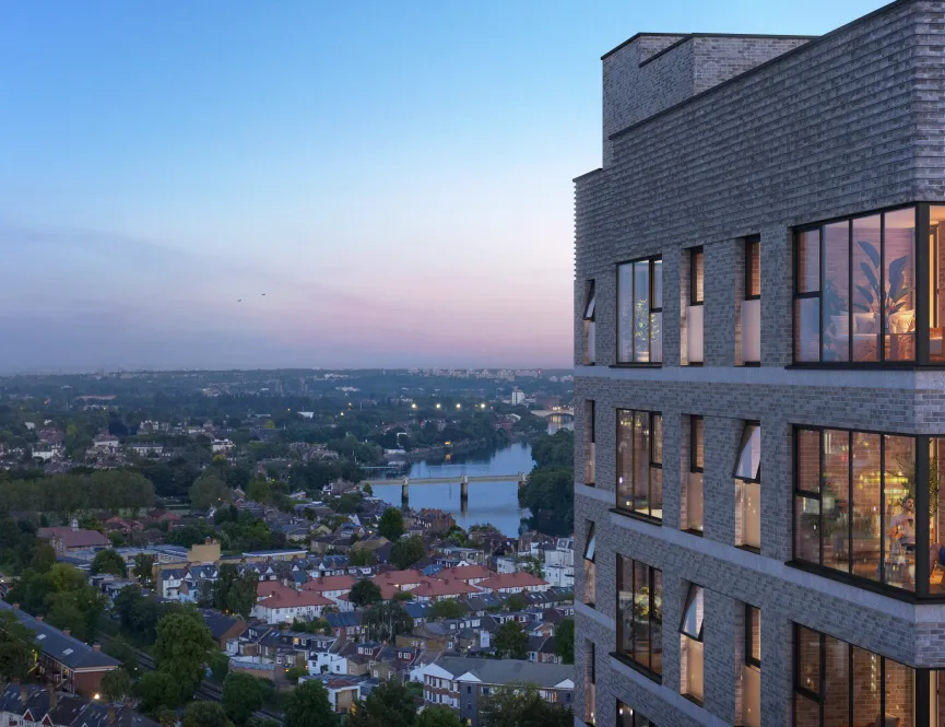Kew Bridge Rise - Block E Sunset