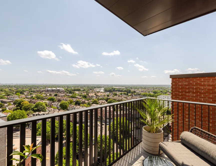 Kew Bridge Rise, Apartment 98, Studio, Balcony and View.jpg